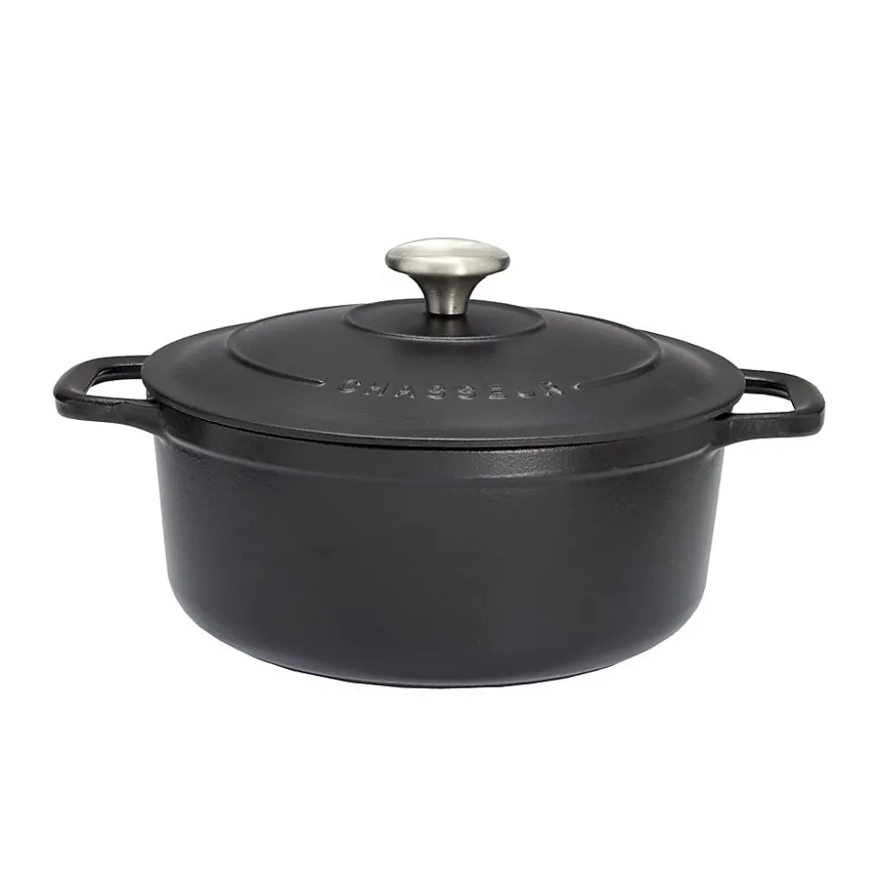 Cocotte ronde 26 cm chasseur noir interieur noir