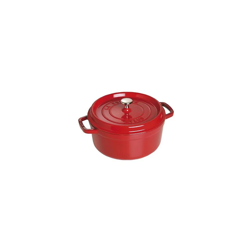 Cocotte ronde en fonte émaillée Zwilling 24 cm cerise 3,8 L