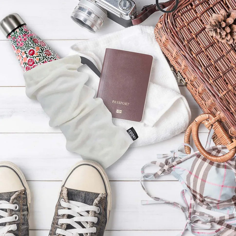 Coffret bouteille isotherme 50 cl avec mousqueton Fleurie