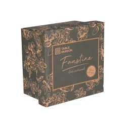 Coffret de 4 gobelets Faustine 7,8 cm