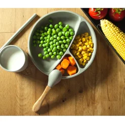 Coffret repas comme un grand Assiette Cuillère Bavoir