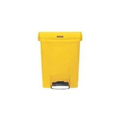 Collecteur déchets à pédale Slim Jim 30 litres - Jaune