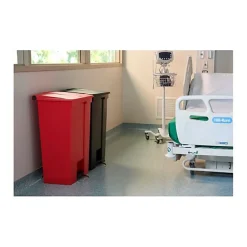 Collecteur professionnel à pédale dechets sanitaires 87 litres