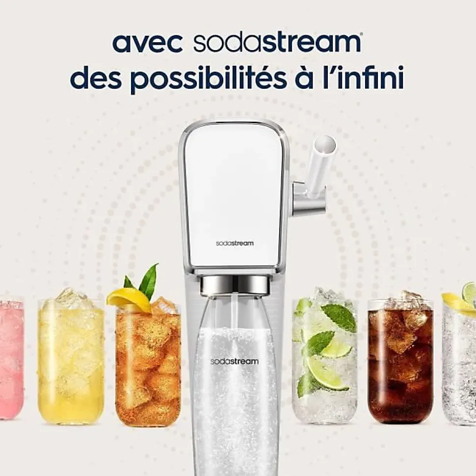 Concentrés SODASTREAM - Lot de 6 concentrés Fraise sans sucres - Jusqu'a 54L de boissons - 440 ml
