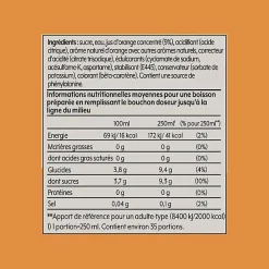 Concentrés SODASTREAM - Lot de 6 concentrés Orange - Jusqu'a 54L de boissons - 440 ml