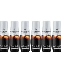 Concentrés SODASTREAM - Lot de 6 concentrés Cola Light - Jusqu'a 54L de boissons - 440 ml