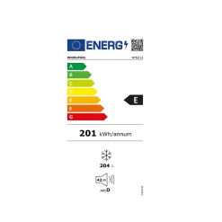 Congélateur coffre 80cm 201l blanc Whirlpool WH2112