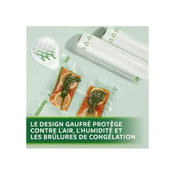 Conservation des aliments Foodsaver Pack de 2 rouleaux de mise sous vide recyclables (28cm x 3m) FSRE2802X01