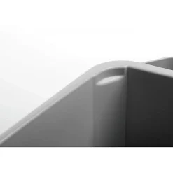 Conteneur à déchets solide rectangulaire 60 litres Durabin - Gris