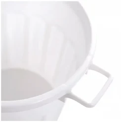 Conteneur alimentaire rond HACCP 50 L - blanc