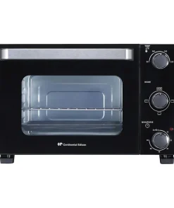 CONTINENTAL EDISON CEMF22B - Minifour électrique 22L noir - 1300W - Rotissoire, Convection naturelle