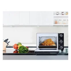 CONTINENTAL EDISON CEMF22B - Minifour électrique 22L noir - 1300W - Rotissoire, Convection naturelle