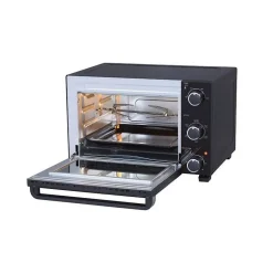 CONTINENTAL EDISON CEMF28B2 - Minifour électrique 28L noir - 1500W - Rotissoire, Convection naturelle