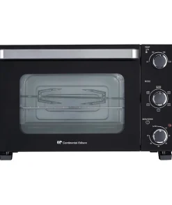 CONTINENTAL EDISON CEMF28B2 - Minifour électrique 28L noir - 1500W - Rotissoire, Convection naturelle