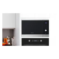 CONTINENTAL EDISON Micro Ondes Gril -CEMO25GINE - Inox encastrable - Noir