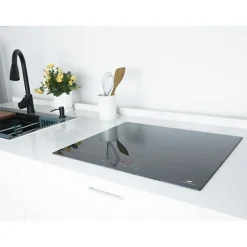 CONTINENTAL EDISON Table induction 4 zones CETI4ZFLEX3 - Flex - 7200W - 4 boosters - noir