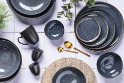 Corbeille à fruits IRIS 27,5cm et 32,5cm - 2 pièces - Bleu nuit