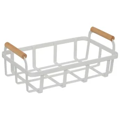 Corbeille à pain Balm L27,6cm blanc en métal - Blanc- 5five