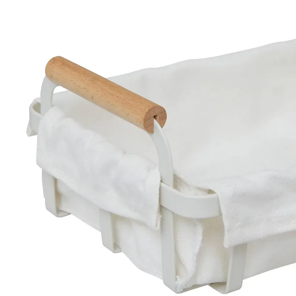 Corbeille à pain Balm L27,6cm blanc en métal - Blanc- 5five