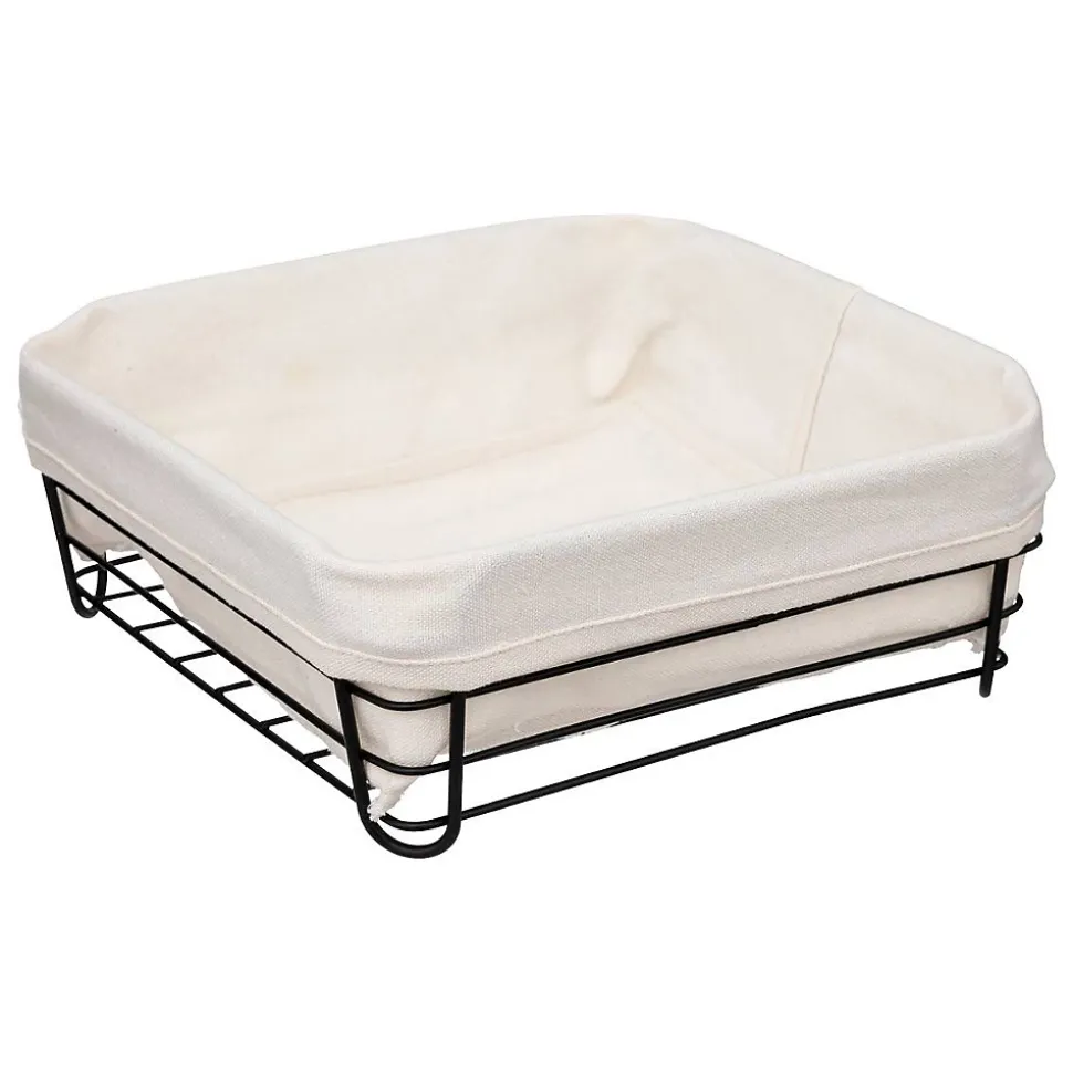 Corbeille en acier 25 cm - Beige Noir - 5Five