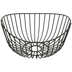 Corbeille en acier 27 cm Noir - 5Five