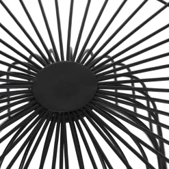 Corbeille en métal sur pied 28 cm Noir - 5Five