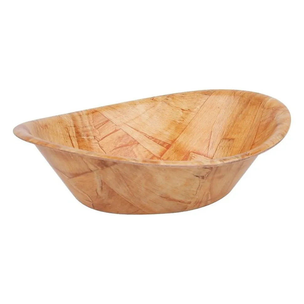 Corbeille ovale en bois petit modèle - 190 x 255 mm - Olympia