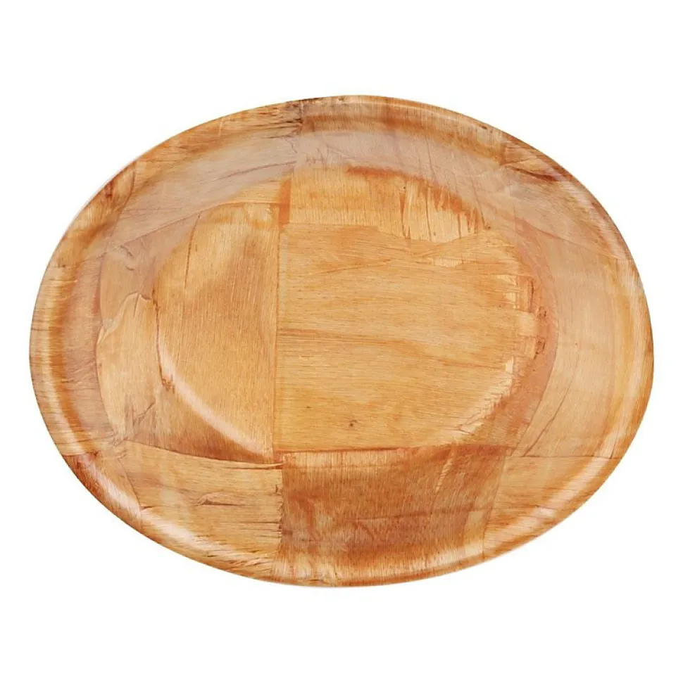 Corbeille ovale en bois petit modèle - 190 x 255 mm - Olympia