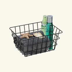 Corbeille Wenko VIANA noir mat - Rangement cuisine