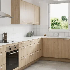 Corniche Elcot effet chêne l.240 x H.1,6 cm GoodHome