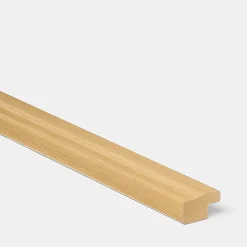 Corniche et bandeau cache-lumière GoodHome Verbena aspect chêne naturel h. 35 mm x l. 2.4 m x ép. 59.5 mm