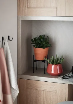 Corniche et bandeau cache-lumière GoodHome Alpinia coloris naturel h. 35 mm x l. 2.4 m x ep. 59.5 mm