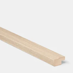 Corniche et bandeau cache-lumière GoodHome Alpinia coloris naturel h. 35 mm x l. 2.4 m x ep. 59.5 mm
