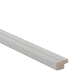 Corniche et bandeau cache-lumière GoodHome Garcinia ciment H. 35 mm x l. 2.4 m x Ep. 59.5 mm