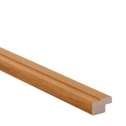 Corniche et bandeau cache-lumière GoodHome Chia chêne fumé H. 35 mm x l. 2.4 m x Ep. 59.5 mm