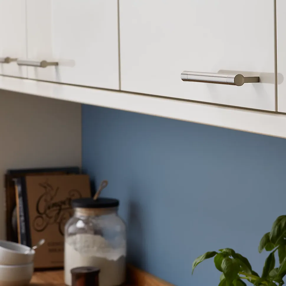 Corniche et bandeau cache-lumière GoodHome Crème H. 35 mm x l. 240 x Ep. 5,95 cm