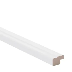 Corniche et bandeau cache-lumière GoodHome Garcinia gris clair brillant H. 35 mm x l. 2.4 m x Ep. 59.5 mm