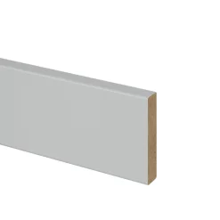 Corniche et bandeau cache-lumière GoodHome Ash gris mat H. 16 mm x l. 2.4 m x Ep. 7,5 mm