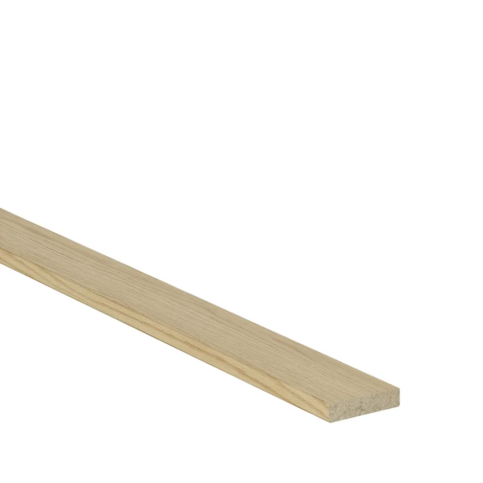 Corniche GoodHome Garcinia effet chêne H. 16 mm x l. 2,4 m x Ép. 16 mm