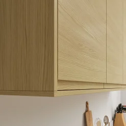 Corniche GoodHome Garcinia effet chêne H. 16 mm x l. 2,4 m x Ép. 16 mm