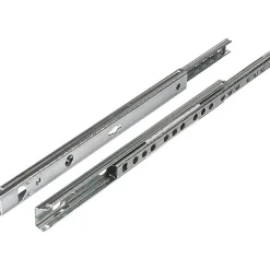 Coulisse à bille rainure de 17 mm (la paire) - Hettich - longueur tiroir 250 à 410 mm