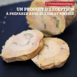 Coupe et présentation foie gras en marbre 23 x 15 cm FM Professional