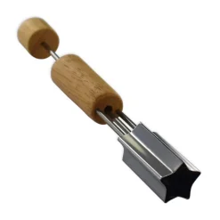 Coupe légumes coupe fromage petit cœur ou étoile 16 cm Fackelmann Nature