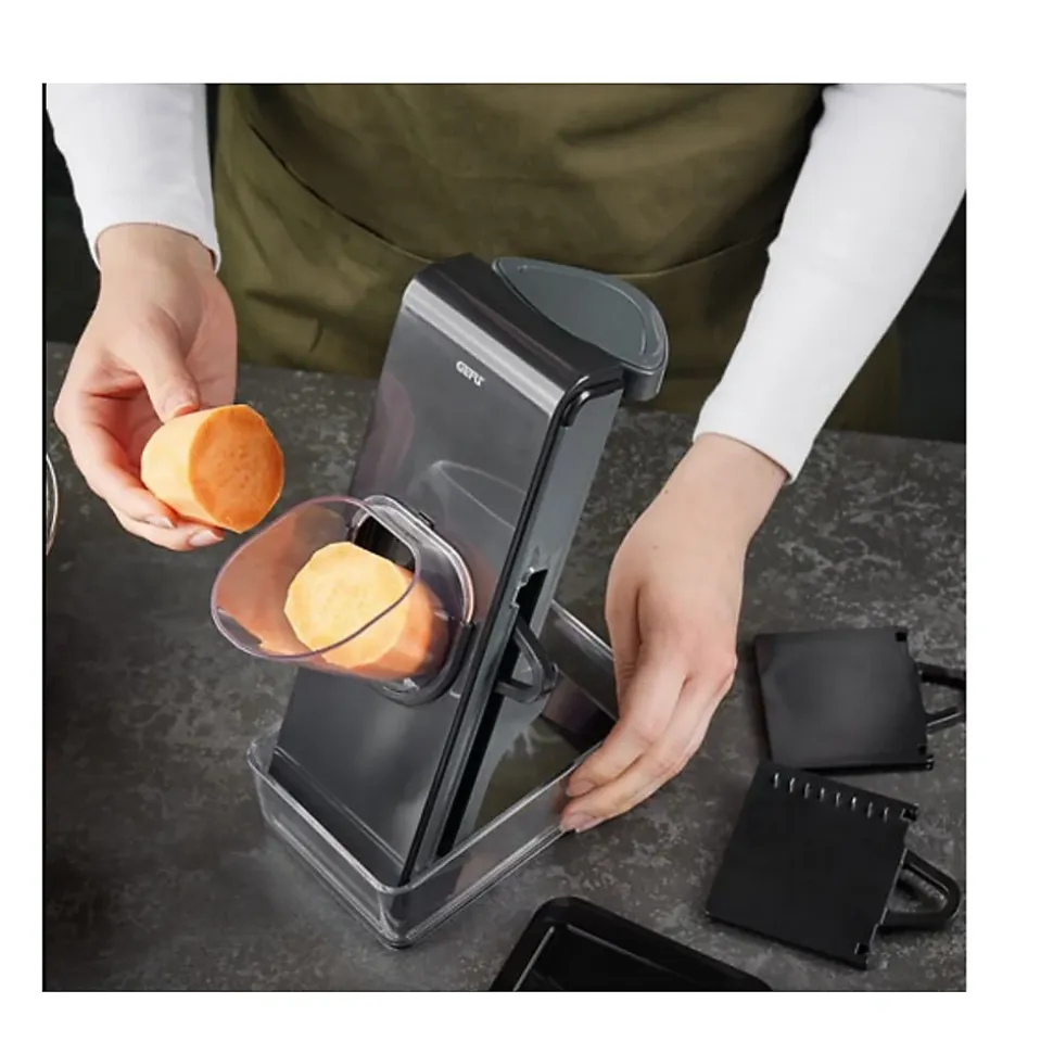 Coupe-légumes vertical gris Gefu 89551 stando