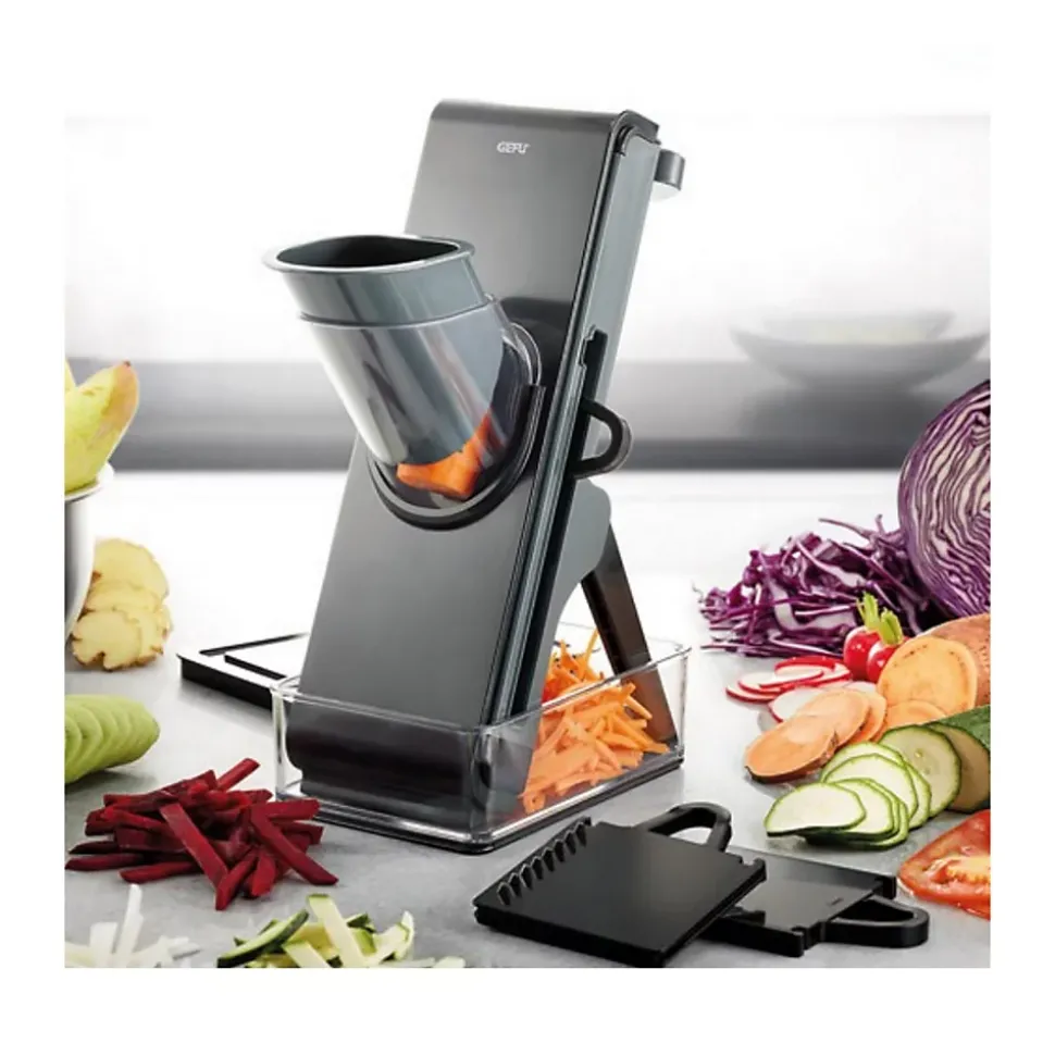 Coupe-légumes vertical gris Gefu 89551 stando