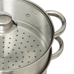 Couscoussier en inox D22cm 8L - Argent- 5five