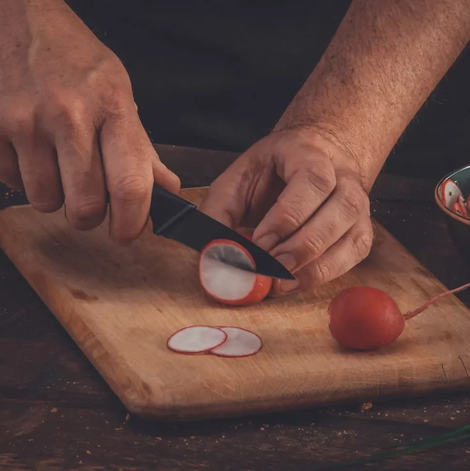 Couteau à légumes 20 cm Nirosta Black Edition