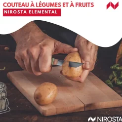 Couteau à légumes 19 cm Nirosta Elemental