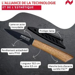 Couteau à légumes 19,5 cm Nirosta Flow