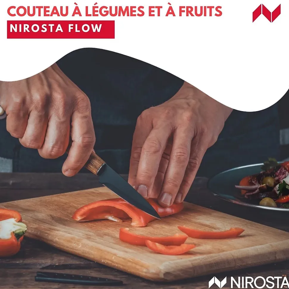 Couteau à légumes 19,5 cm Nirosta Flow